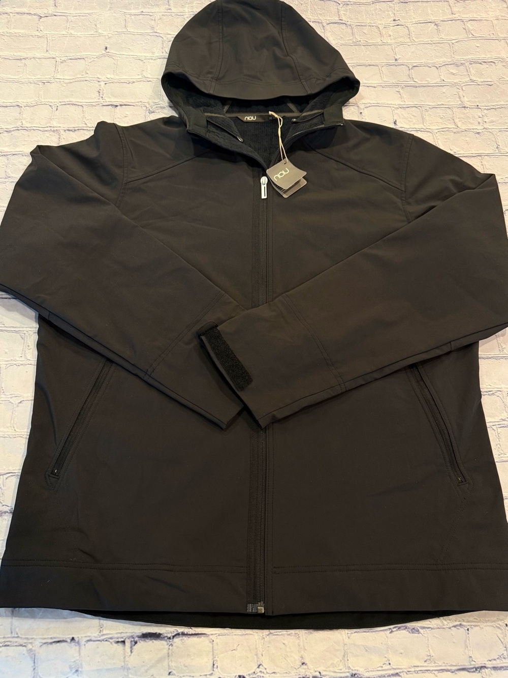 Nau Men's Shroud of Purrin Hoody Jacket | Caviar | XL | NWT